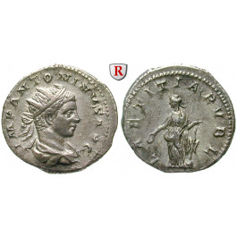 Römische Kaiserzeit, Elagabal, Antoninian 219-220, ss+