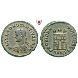 Römische Kaiserzeit, Constantius II., Caesar, Bronze, ss-vz