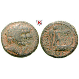 Römische Provinzialprägungen, Phönizien, Tripolis, Augustus, Bronze 225 = 44 = 13-14 n.Chr., s-ss