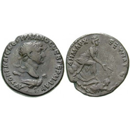 Römische Provinzialprägungen, Seleukis und Pieria, Antiocheia am Orontes, Traianus, Tetradrachme 103-111, ss