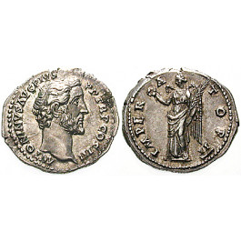 Römische Kaiserzeit, Antoninus Pius, Denar, vz