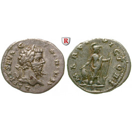 Römische Kaiserzeit, Septimius Severus, Denar 198-202, ss