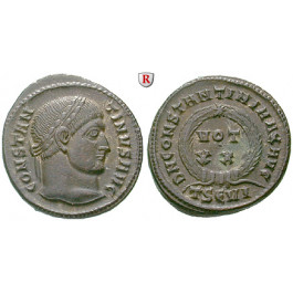 Römische Kaiserzeit, Constantinus I., Follis 324, f.vz