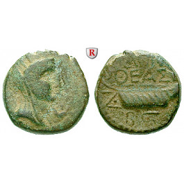 Römische Provinzialprägungen, Phönizien, Sidon, Vespasianus, Bronze 188 = 77/78, s/ss