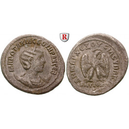 Römische Provinzialprägungen, Seleukis und Pieria, Antiocheia am Orontes, Otacilia Severa, Frau Philippus I., Tetradrachme 248, s-ss
