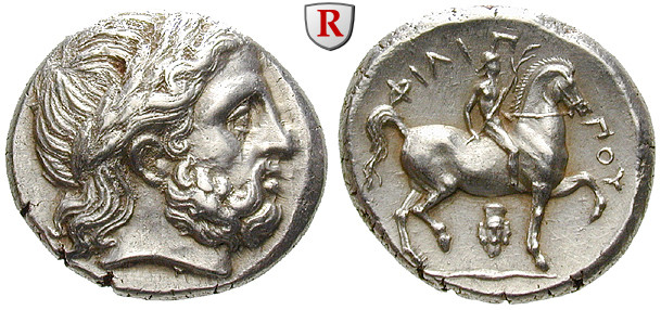 Makedonien, Königreich, Philipp II., Tetradrachme 341-328 
