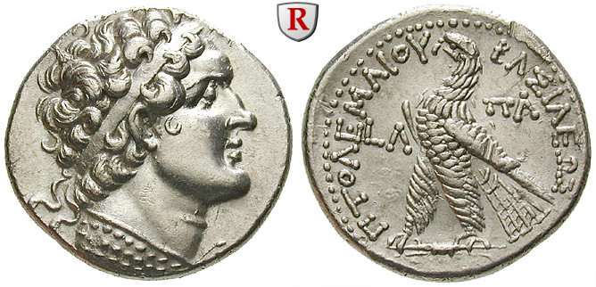 Ägypten, Königreich der Ptolemäer, Ptolemaios VIII., Tetradrachme Jahr