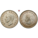 Südafrika, George VI., 5 Shillings 1952, 14,14 g fein, vz