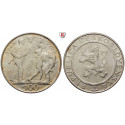 Tschechoslowakei, Republik, 100 Korun 1955, 21,6 g fein, vz