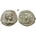 Römische Kaiserzeit, Geta, Caesar, Denar 198-200, ss+