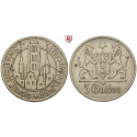 Nebengebiete, Danzig, 5 Gulden 1923, Marienkirche, ss+, J. D9
