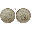 Deutsches Kaiserreich, Bayern, Ludwig III., 3 Mark 1914, D, vz, J. 52