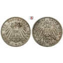 Deutsches Kaiserreich, Lübeck, 3 Mark 1910, A, ss+, J. 82
