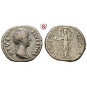 Römische Kaiserzeit, Faustina I., Frau des Antoninus Pius, Denar nach 141, ss