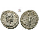 Römische Kaiserzeit, Julia Mamaea, Mutter des Severus Alexander, Denar 222, ss-vz