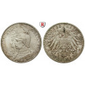 Deutsches Kaiserreich, Preussen, Wilhelm II., 2 Mark 1901, 200 Jahre Königreich, A, f.st, J. 105