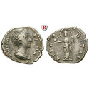 Römische Kaiserzeit, Faustina I., Frau des Antoninus Pius, Denar nach 141, ss+