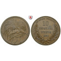 Nebengebiete, Deutsch-Neuguinea, 10 Neu-Guinea Pfennig 1894, Paradiesvogel, A, vz, J. 703