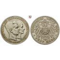 Deutsches Kaiserreich, Braunschweig, Ernst August, 5 Mark 1915, Mit Lüneburg, A, ss-vz, J. 58