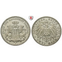 Deutsches Kaiserreich, Hamburg, 2 Mark 1908, J, ss-vz, J. 63