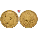 Russland, Nikolaus II., 15 Rubel 1897, 11,57 g fein, ss+