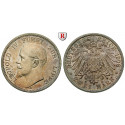 Deutsches Kaiserreich, Lippe, Leopold IV., 2 Mark 1906, A, vz/vz-st, J. 78