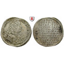Lippe, Grafschaft, Friedrich Adolf, Vierteltaler-Klippe 1713, ss-vz
