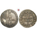 Braunschweig, Braunschweig-Calenberg-Hannover, Johann Friedrich, 12 Mariengroschen 1675, ss-vz