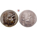 Makedonien, Königreich, Alexander III. der Grosse, Tetradrachme 250-175 v.Chr., ss+/ss