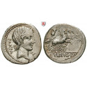 Römische Republik, C. Vibius Pansa, Denar 90 v.Chr., ss+