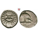 Thrakien-Donaugebiet, Apollonia Pontika, Drachme 5.-4.Jh. v.Chr., ss+