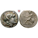 Thrakien, Königreich, Lysimachos, Tetradrachme ca. 297-281 v.Chr., ss+/ss