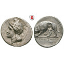 Italien-Lukanien, Velia, Didrachme 334-300 v.Chr., ss-vz/f.vz