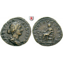 Römische Kaiserzeit, Faustina II., Frau des Marcus Aurelius, As 161-176, ss+