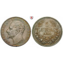 Bulgarien, Ferdinand I., Prinz, 5 Leva 1894, ss+