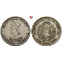 El Salvador, Republik, Peso 1893, 22,47 g fein, ss+