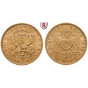 Deutsches Kaiserreich, Bremen, 20 Mark 1906, Wappen / Reichsadler, J, vz+, J. 205