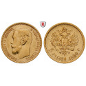 Russland, Nikolaus II., 5 Rubel 1899, 3,86 g fein, ss-vz