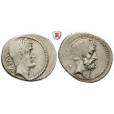 Römische Republik, M. Junius Brutus, Denar 54 v.Chr., ss
