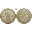 Weimarer Republik, 5 Reichsmark 1925, Rheinlande, E, f.vz, J. 322