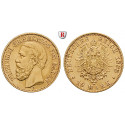 Deutsches Kaiserreich, Baden, Friedrich I., 10 Mark 1888, G, ss, J. 186