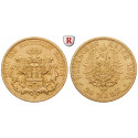 Deutsches Kaiserreich, Hamburg, 20 Mark 1878, J, ss+, J. 210