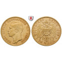 Deutsches Kaiserreich, Hessen, Ernst Ludwig, 20 Mark 1906, A, ss/ss-vz, J. 226
