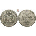 Waldeck, Fürstentum, Georg Heinrich, 1/3 Taler 1824, vz