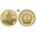 China, Volksrepublik, 100 Yuan 1985, 10,37 g fein, PP