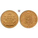 Deutsches Kaiserreich, Hamburg, 10 Mark 1876, J, ss, J. 209