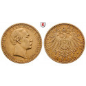 Deutsches Kaiserreich, Mecklenburg-Schwerin, Friedrich Franz III., 10 Mark 1890, A, ss/ss-vz, J. 232