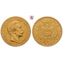 Deutsches Kaiserreich, Preussen, Wilhelm II., 10 Mark 1895, A, ss/ss-vz, J. 251