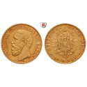 Deutsches Kaiserreich, Baden, Friedrich I., 10 Mark 1881, G, ss-vz, J. 186