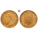 Deutsches Kaiserreich, Baden, Friedrich I., 10 Mark 1877, G, ss-vz, J. 186
